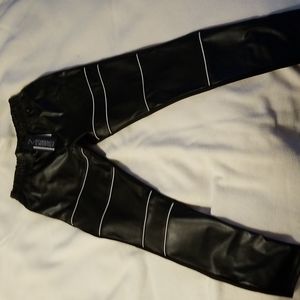 Faux leather leggings
